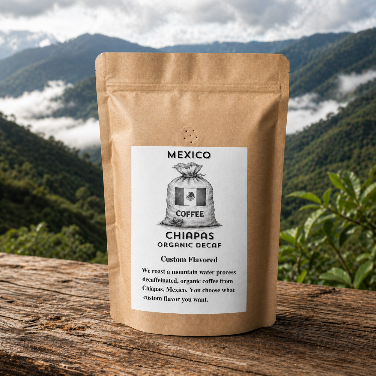 Custom Flavored Decaffeinated